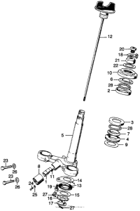 CB350 Траверса нижняя