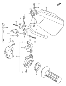 TS125 Right handle switch