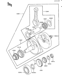 KL600 Вал коленчатый