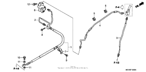 VTX1800S1 Тормозные трубки