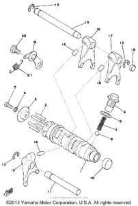 TY175B Переключение скоростей