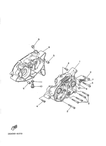 YSR80 Картер двигателя