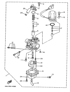 YA50R Карбюратор