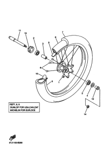 WR250F Transom + tube