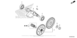CMX300 Балансирный вал