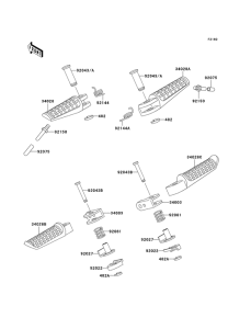 EX250 Подножки