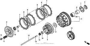 VT1100T Сцепление