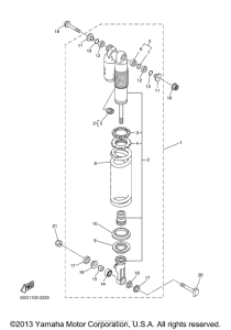 WR250F Задняя подвеска