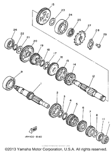 TT225S Трансмиссия