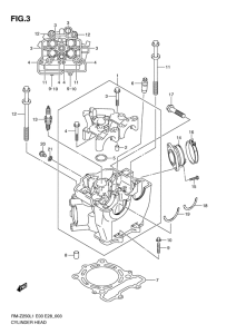 RM-Z250 Головка цилиндров