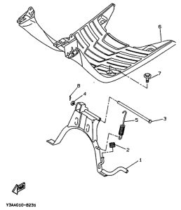 CW50 Stand. footrest
