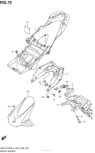 GSX-R1000 Rear Fender (Gsx-R1000L4 E33)