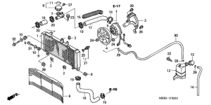 CBF600 (Naked, ABS) Радиатор
