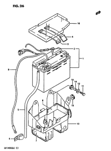 GV1400 Аккумулятор