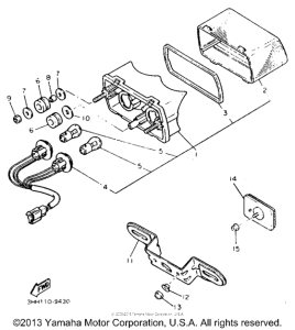 FZR600REC Фонарь