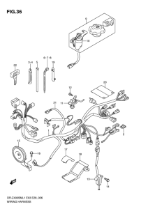 DR-Z400 Жгут проводов