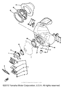 YZ465H Впускная система