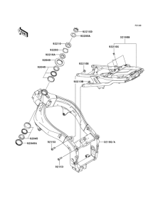 ZX600 Frame comp