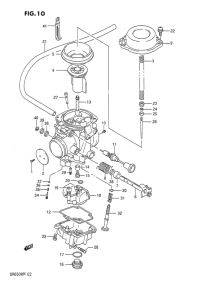 DR650 Carburetor assy