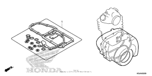 CRF100F Комплект прокладок