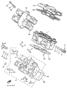 XVZ13TD Головка цилиндров