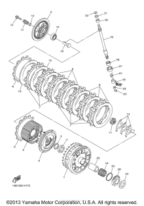 YZF-R1 Сцепление