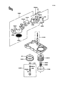 ZX400 Масляный насос