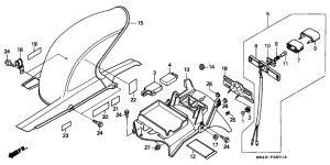  Заднее крыло