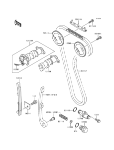 KLX300R Распред вал