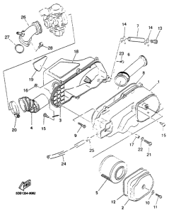 YP125 Глушитель