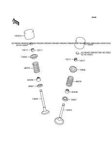  Rocker arms / valves