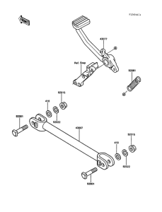 ZG1000 Педаль тормоза