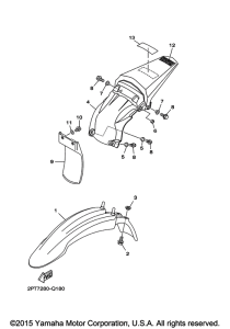 TTR125LEG Крыло