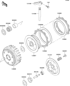 ZR550 Сцепление