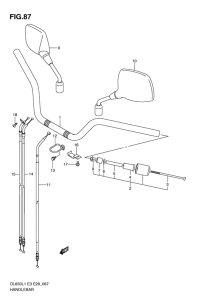 DL650 (ABS) Руль