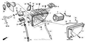 CMX250C Воздушный фильтр
