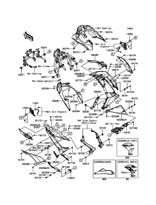 EX650 Обтекатель нижний
