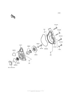 ER650 Водяной насос
