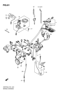 GSR750 (ABS) Жгут проводов