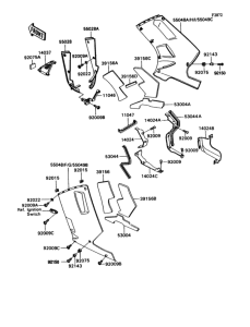 ZX1100 Cowling lowers(1 / 2)