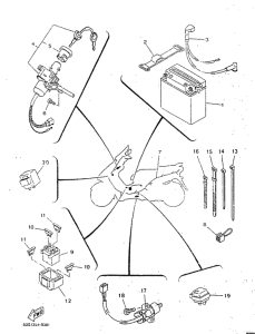YP125R Электрика 2