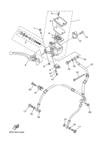 TDM900 Главный тормозной цилиндр