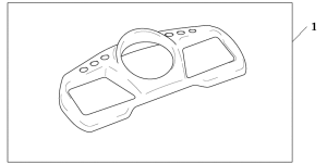 CBR1100XX Приборная панель