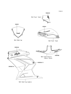 EX250 Наклейки
