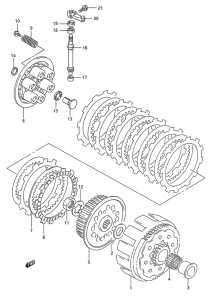 RMX250 Бендикс