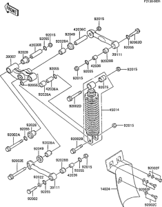 EX305 Подвеска  /  амортизатор