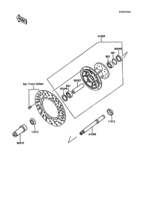  Переднее колесо
