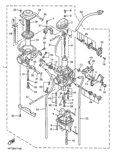 XT600E Катбюратор 2