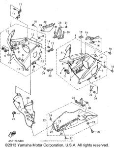 YZF600RGC Обтекатели