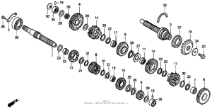 CBR900RR Трансмиссия
